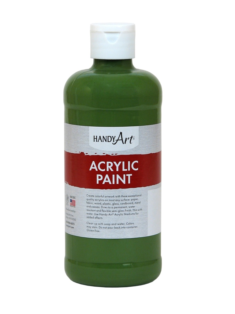 Handy Art Acrylic Paint 16oz Green Oxide **ND**