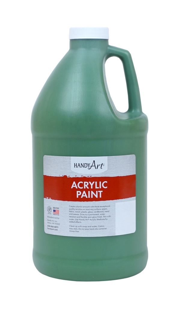Handy Art Acrylic Paint 1/2 Gallon Green Oxide **ND**