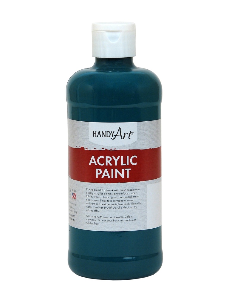 Handy Art Acrylic Paint 16oz Phthalo Green **ND**