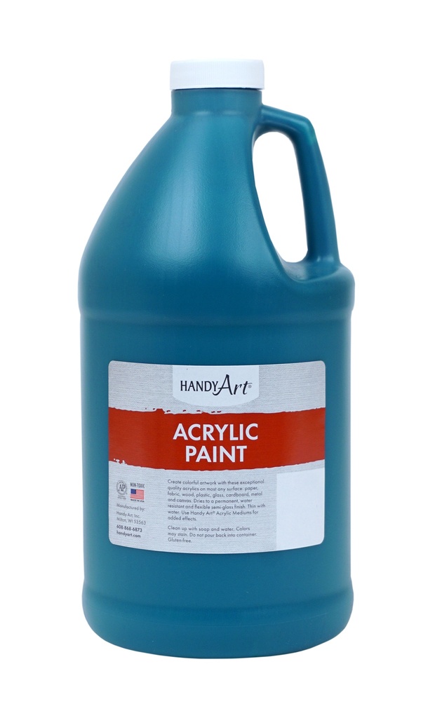 Handy Art Acrylic Paint 1/2 Gallon Phthalo Green **ND**