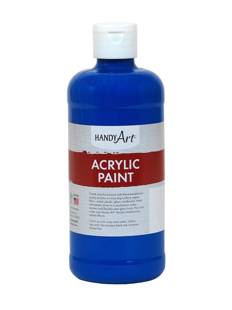 Handy Art Acrylic Paint 8oz Phthalo Blue **ND**