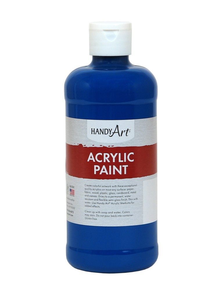 Handy Art Acrylic Paint 16oz Ultramarine Blue **ND**