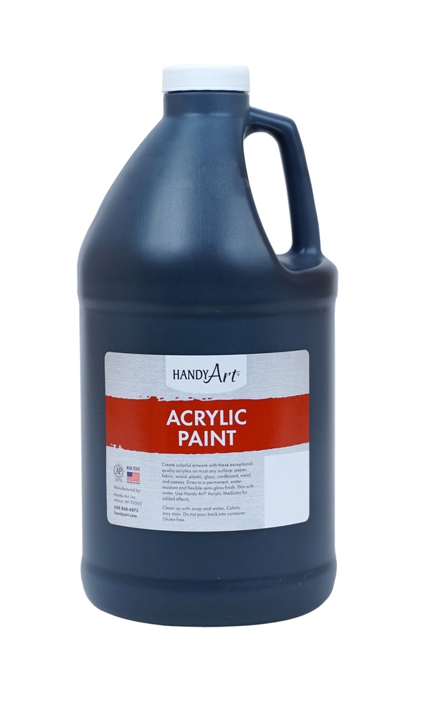 Handy Art Acrylic Paint 1/2 Gallon Mars Black **ND**