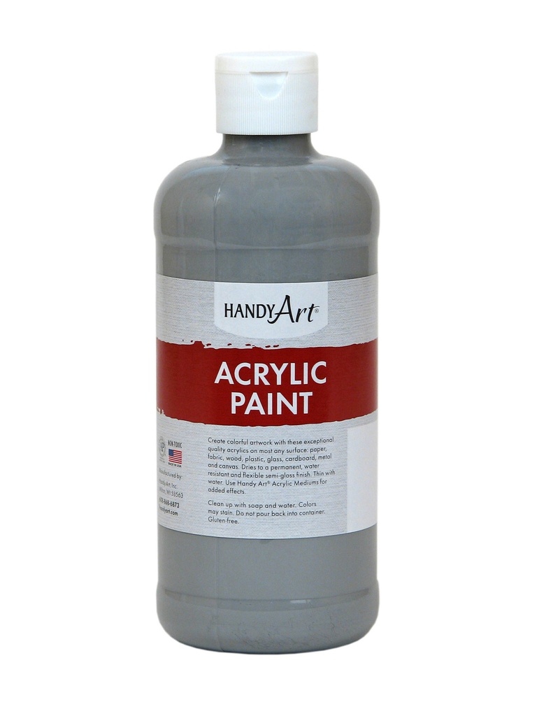 Handy Art Acrylic Paint 16oz Gray **ND**
