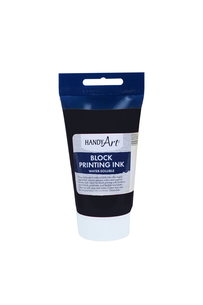 Handy Art Block Printing Ink Black 2.5oz **ND**