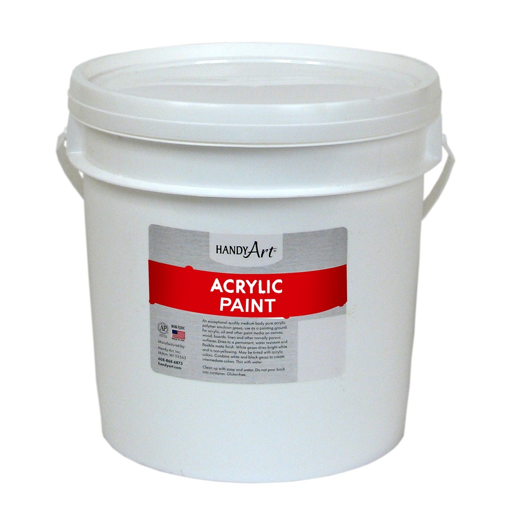 Handy Art Acrylic Paint Gallon Blockout White **ND**