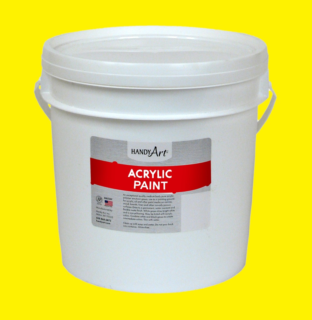 Handy Art Acrylic Paint Gallon Chrome Yellow **ND**
