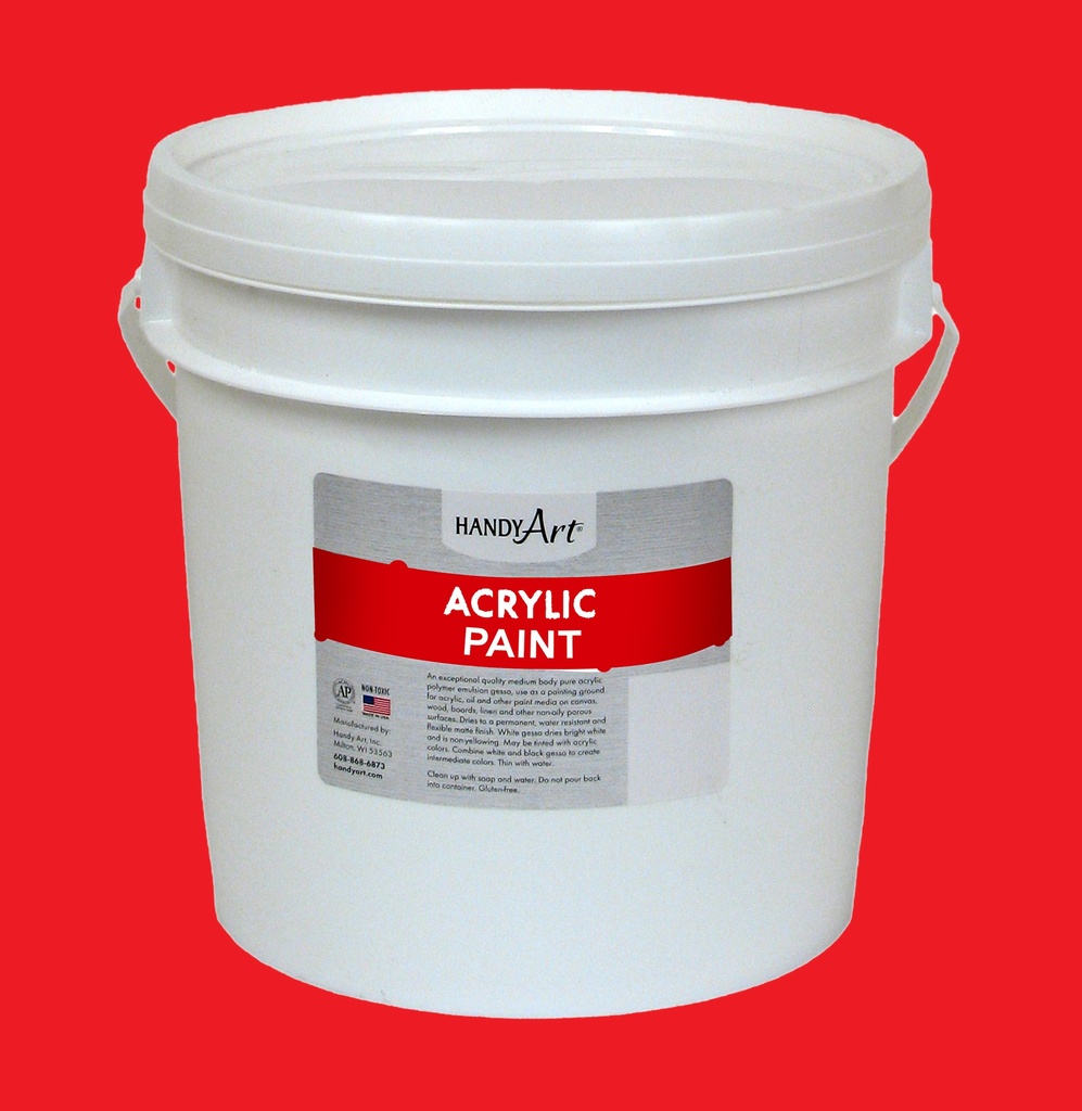 Handy Art Acrylic Paint Gallon Bright Red **ND**