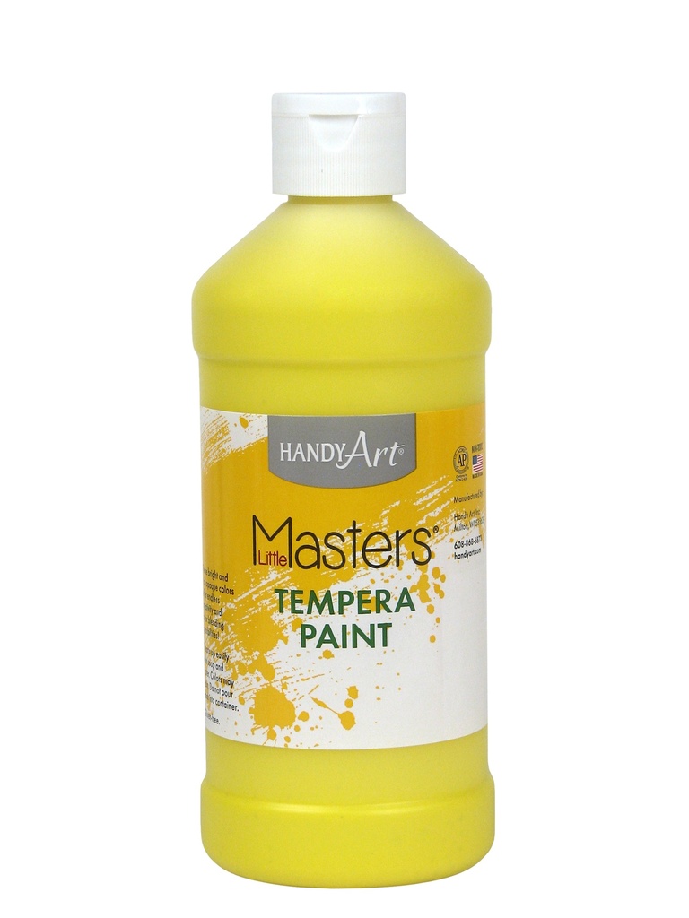 Handy Art Little Masters Tempera Yellow 16 oz **ND**