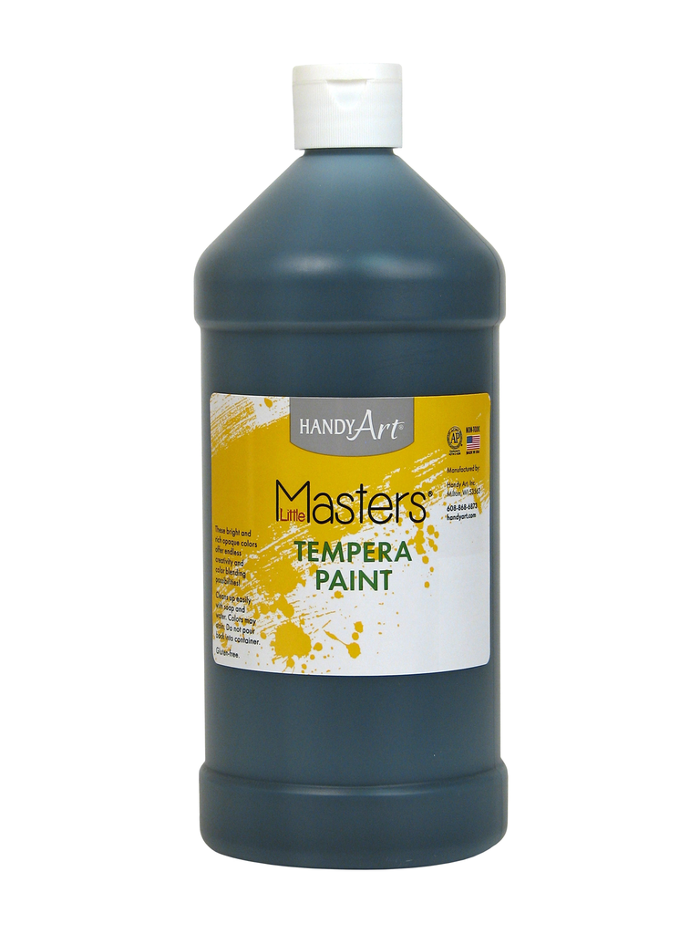 Handy Art Little Masters Tempera Black 32oz **ND**