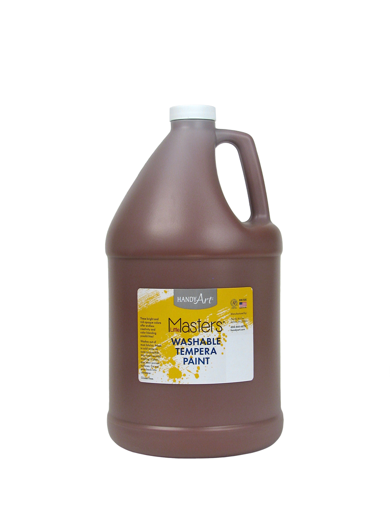 Handy Art Little Masters Tempera Brown Gallon **ND**