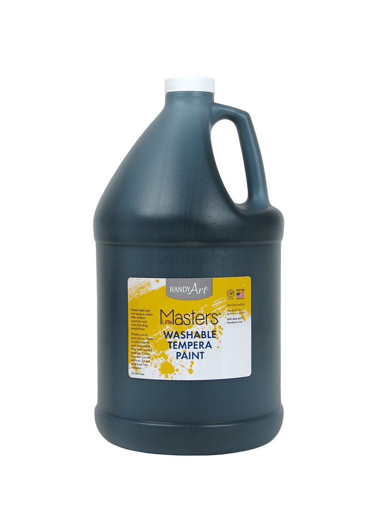 Handy Art Little Masters Tempera Black Gallon **ND**