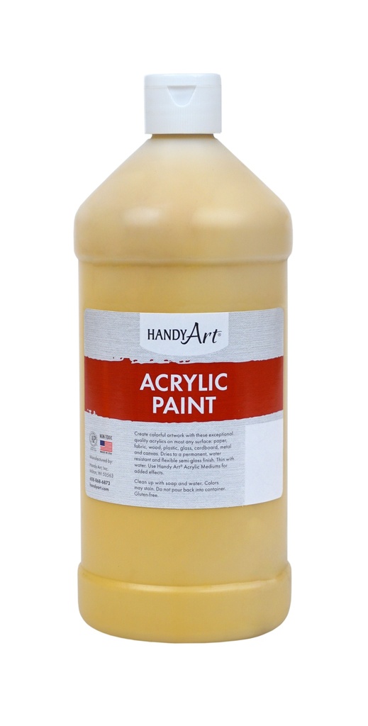 Handy Art Acrylic Paint 32oz Yellow Oxide **ND**