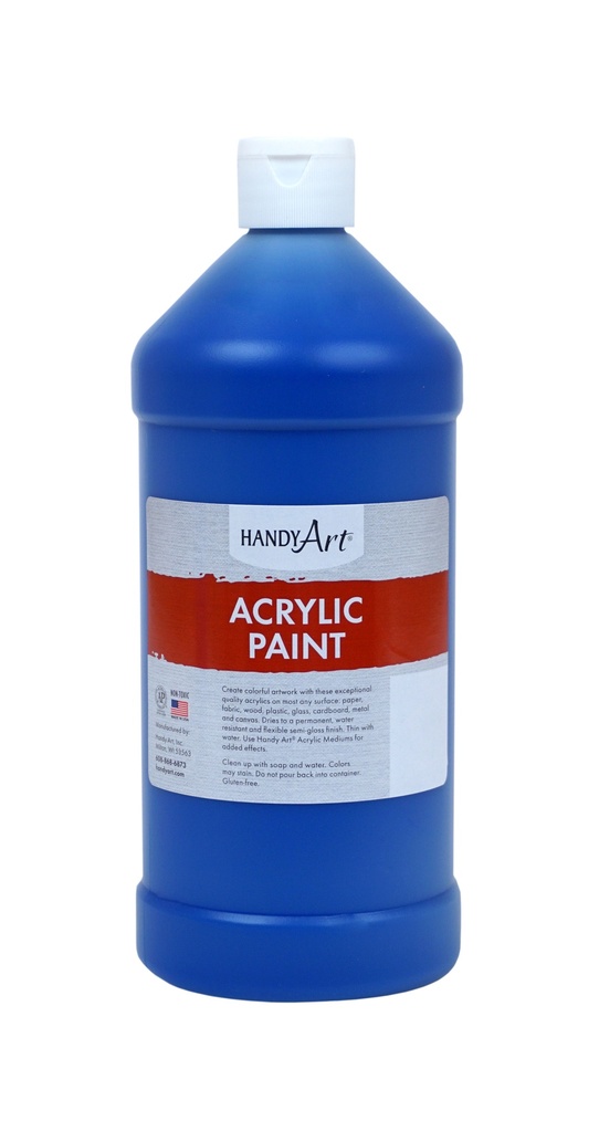 Handy Art Acrylic Paint 32oz Phthalo Blue **ND**