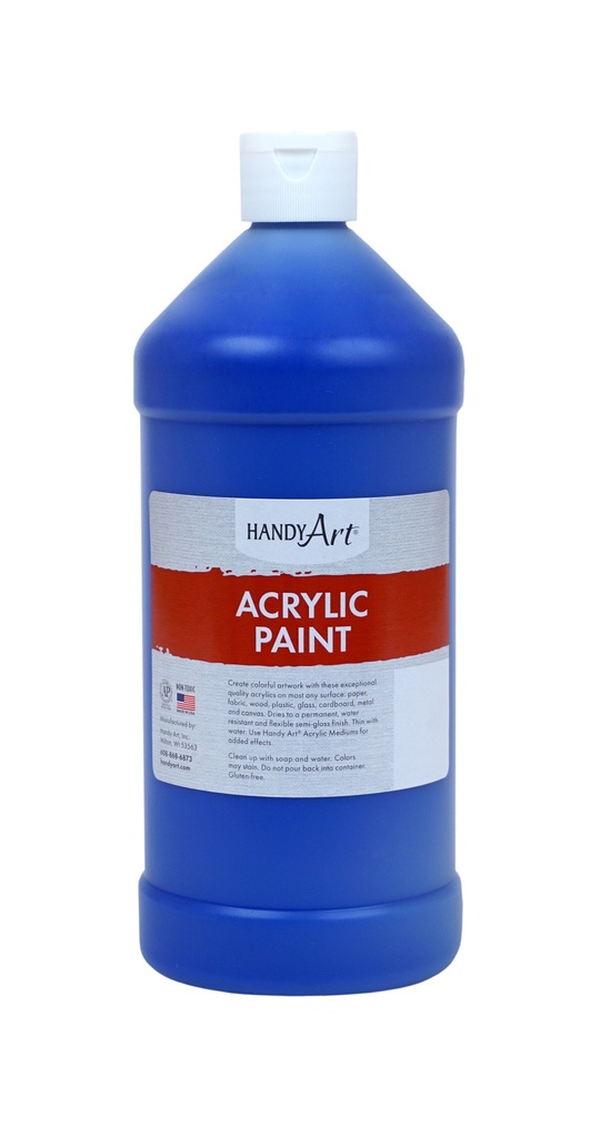 Handy Art Acrylic Paint 32oz Ultramarine Blue **ND**