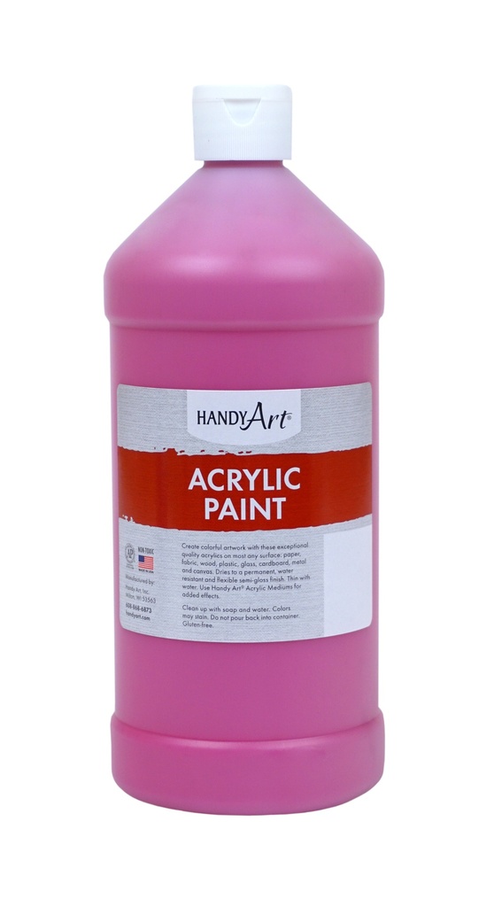 Handy Art Acrylic Paint 32oz Magenta **ND**