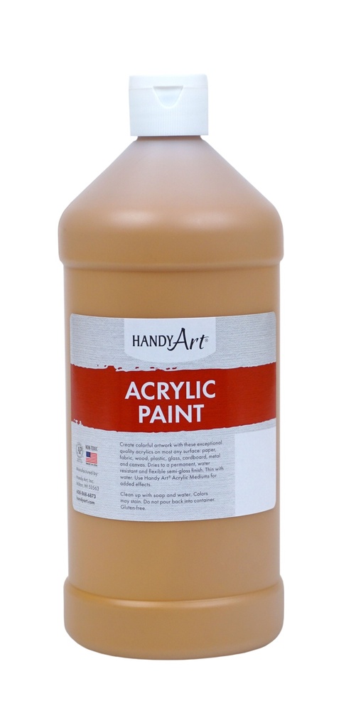 Handy Art Acrylic Paint 32oz Raw Sienna **ND**