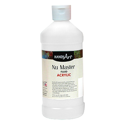 Handy Art Nu Master Fluid Acrylic Titanium White 16oz **ND**