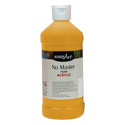 Handy Art Nu Master Fluid Acrylic Deep Yellow 16oz **ND**
