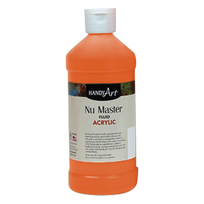 Handy Art Nu Master Fluid Acrylic Chrome Orange 16oz **ND**