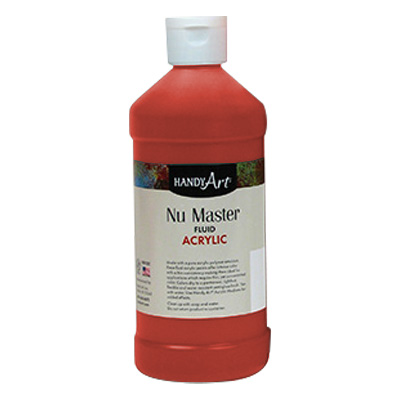Handy Art Nu Master Fluid Acrylic Fire Red 16oz **ND**