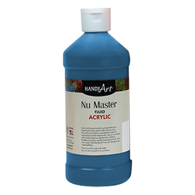 Handy Art Nu Master Fluid Acrylic Primary Cyan 16oz **ND**