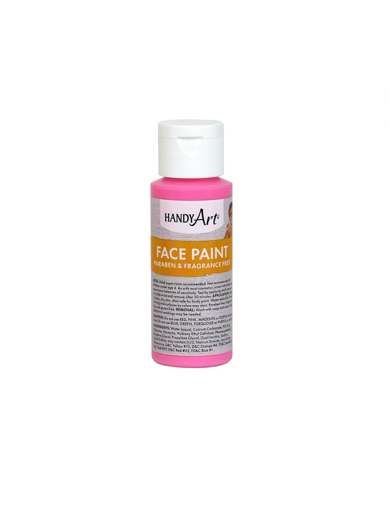 Handy Art Face Paint Pink 2oz **ND**