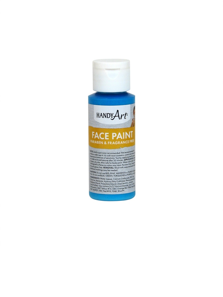 Handy Art Face Paint Turquoise 2oz **ND**