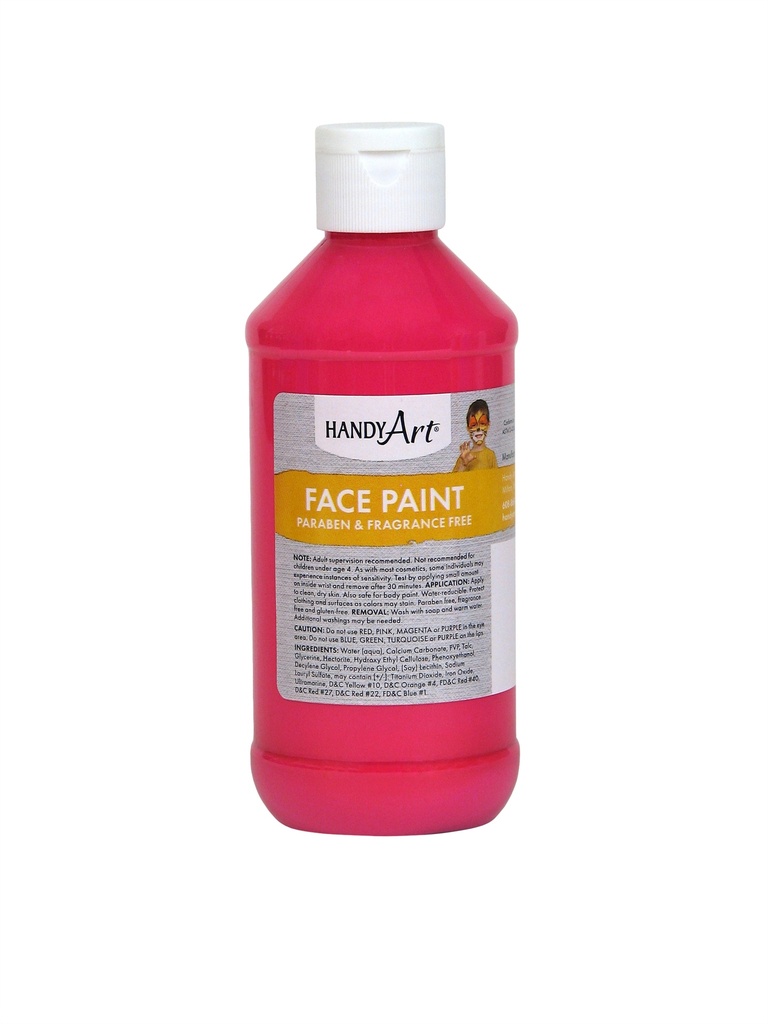 Handy Art Face Paint Magenta 8oz **ND**