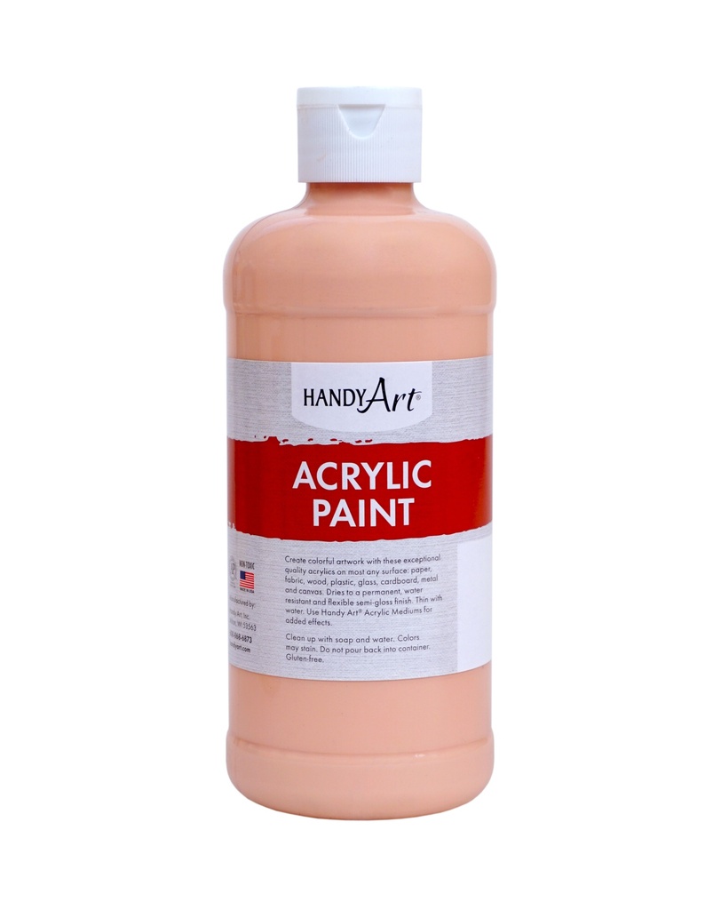 Handy Art Acrylic Paint 16oz Peach **ND**
