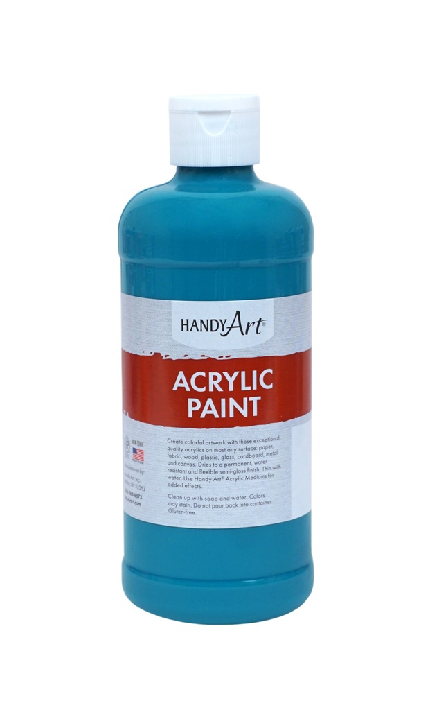 Handy Art Acrylic Paint 16oz Turquoise **ND**