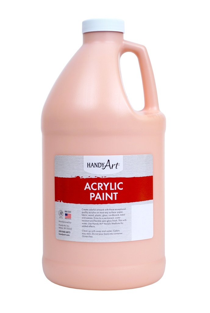Handy Art Acrylic Paint 1/2 Gallon Peach **ND**