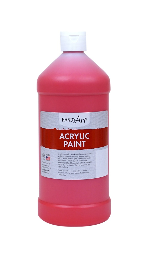 Handy Art Acrylic Paint 32oz Primary Magenta **ND**