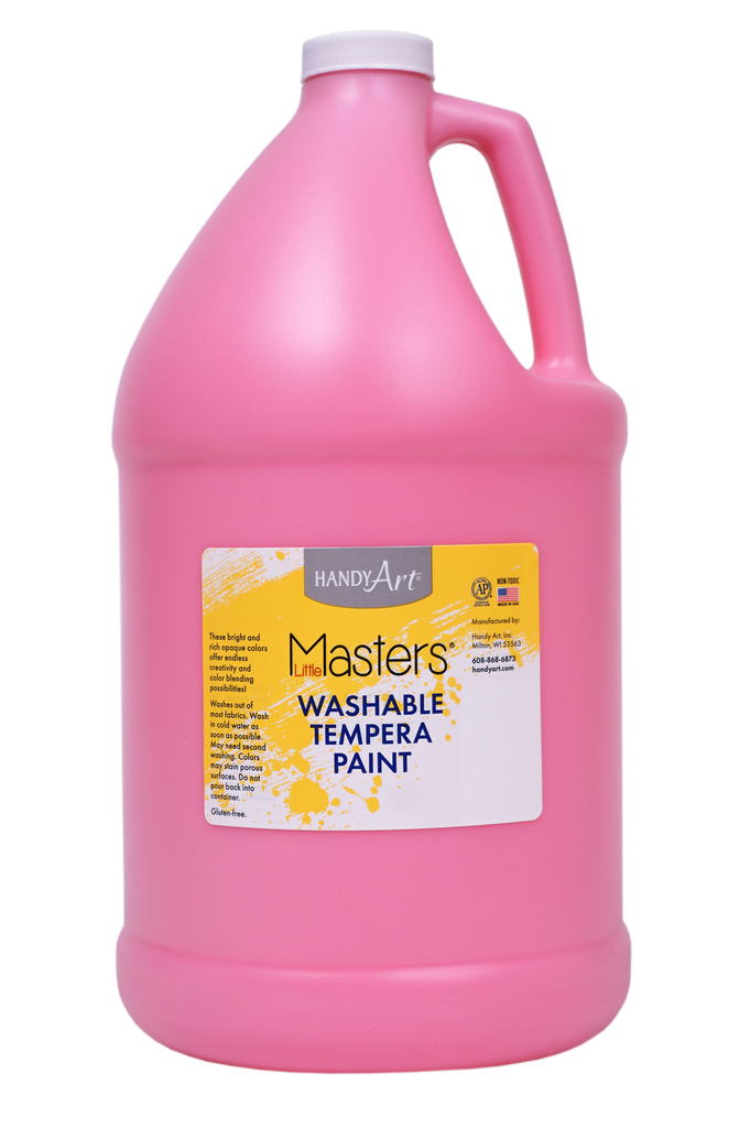 Handy Art Little Masters Tempera Paint Pink Gallon **ND**