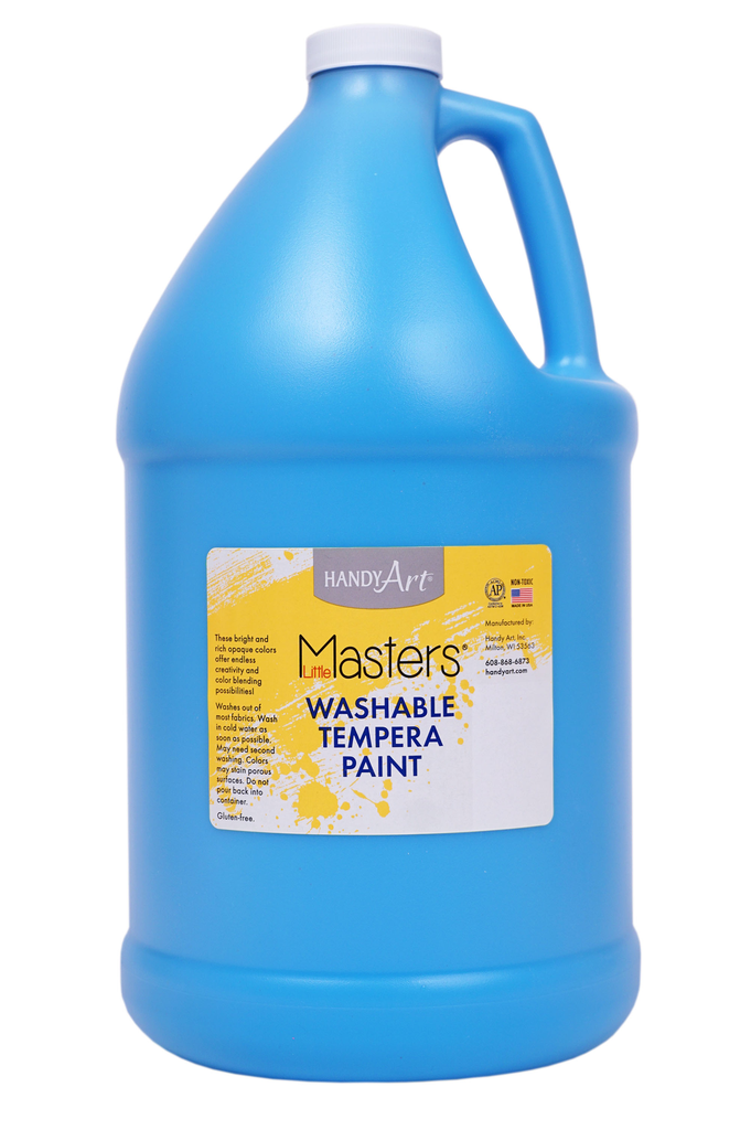 Handy Art Little Masters Tempera Paint Light Blue Gallon **ND**