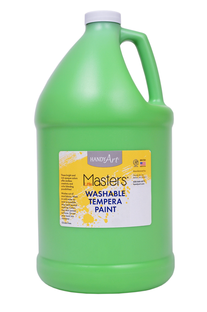 Handy Art Little Masters Tempera Paint Light Green Gallon **ND**