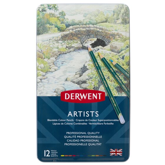 Derwent Artists Colored Pencil Set 12