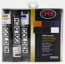 Golden Open Set Traditional Colour 6pc **SO** **ND**