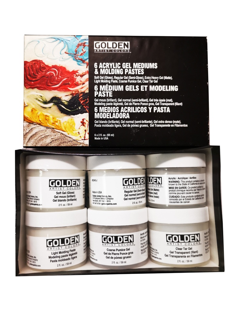 Golden Medium Set Intro 6x2oz Jars **SO** **ND**