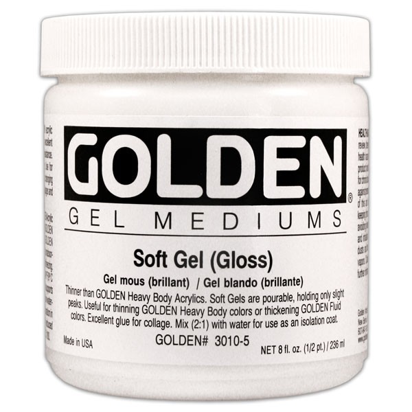 Golden Medium Soft Gel Gloss 128oz **SO** **ND**