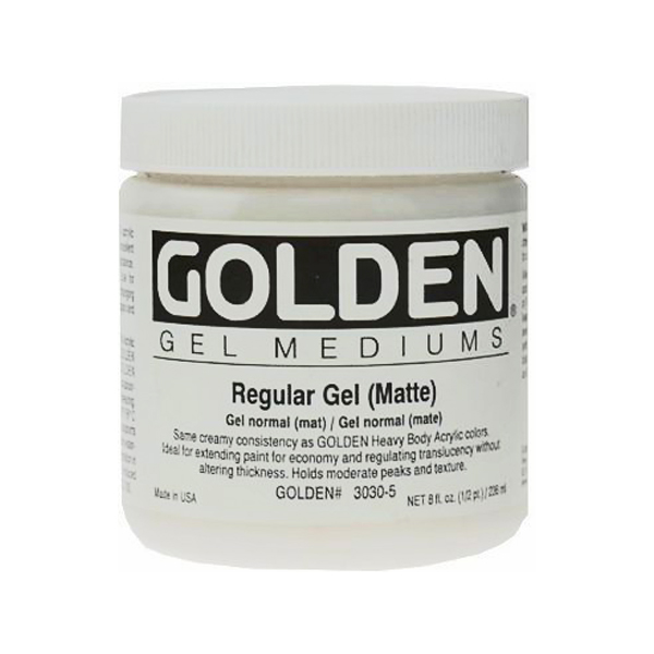 Golden Medium Regular Gel Matte 128oz **SO** **ND**