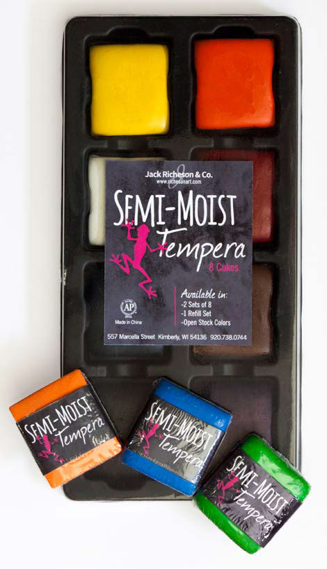 Richeson Tempera Semi-Moist 8 large - Basic **SO**