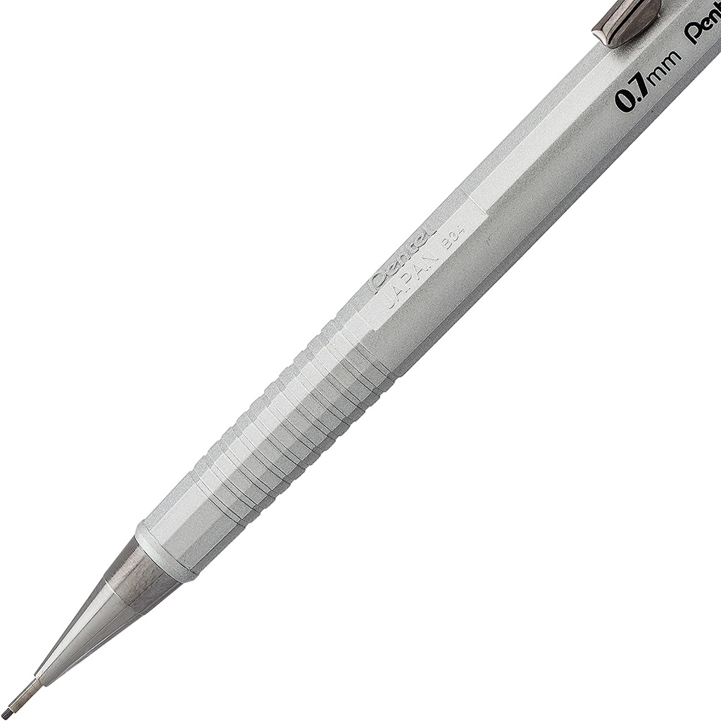 Pentel Mechanical Pencil Sharp .7mm Silver
