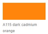 Faber Castell Artist's Pastel #115 Dark Cadmium Orange