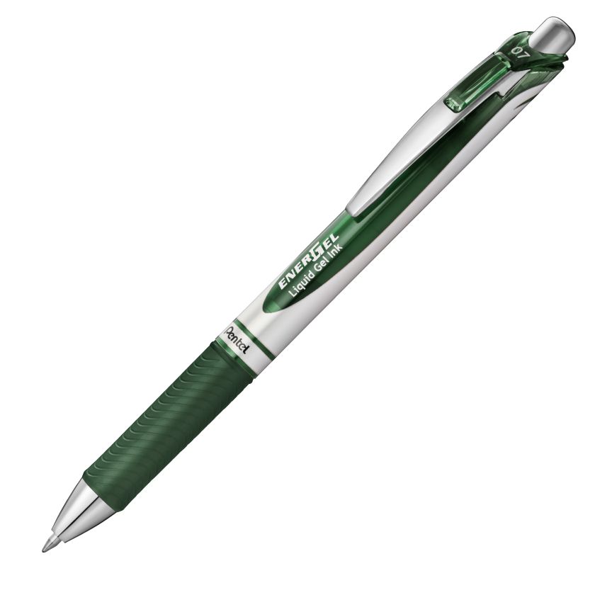 Pentel EnerGel Liquid Gel Pen 0.7mm Forest Green