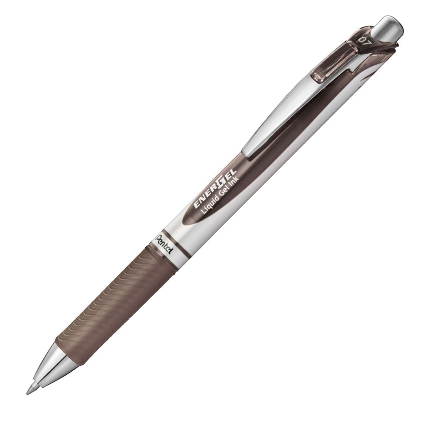 Pentel EnerGel Liquid Gel Pen 0.7mm Sepia