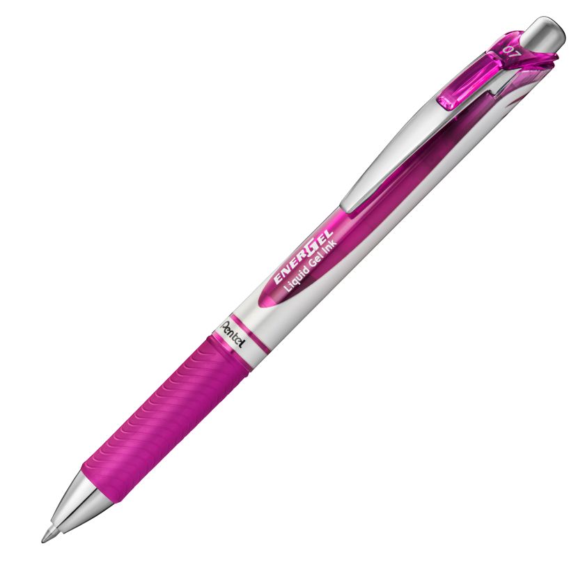 Pentel EnerGel Liquid Gel Pen 0.7mm Magenta