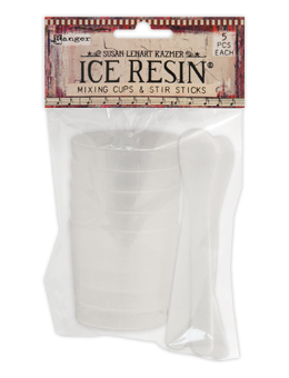 Ranger Ice Resin Mixing Cups & Stir Sticks 10pcs **ND**