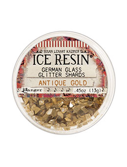 Ranger Ice Resin German Glass Glitter Antique Gold **ND**