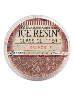 Ranger Ice Resin German Glass Glitter Salmon **ND**